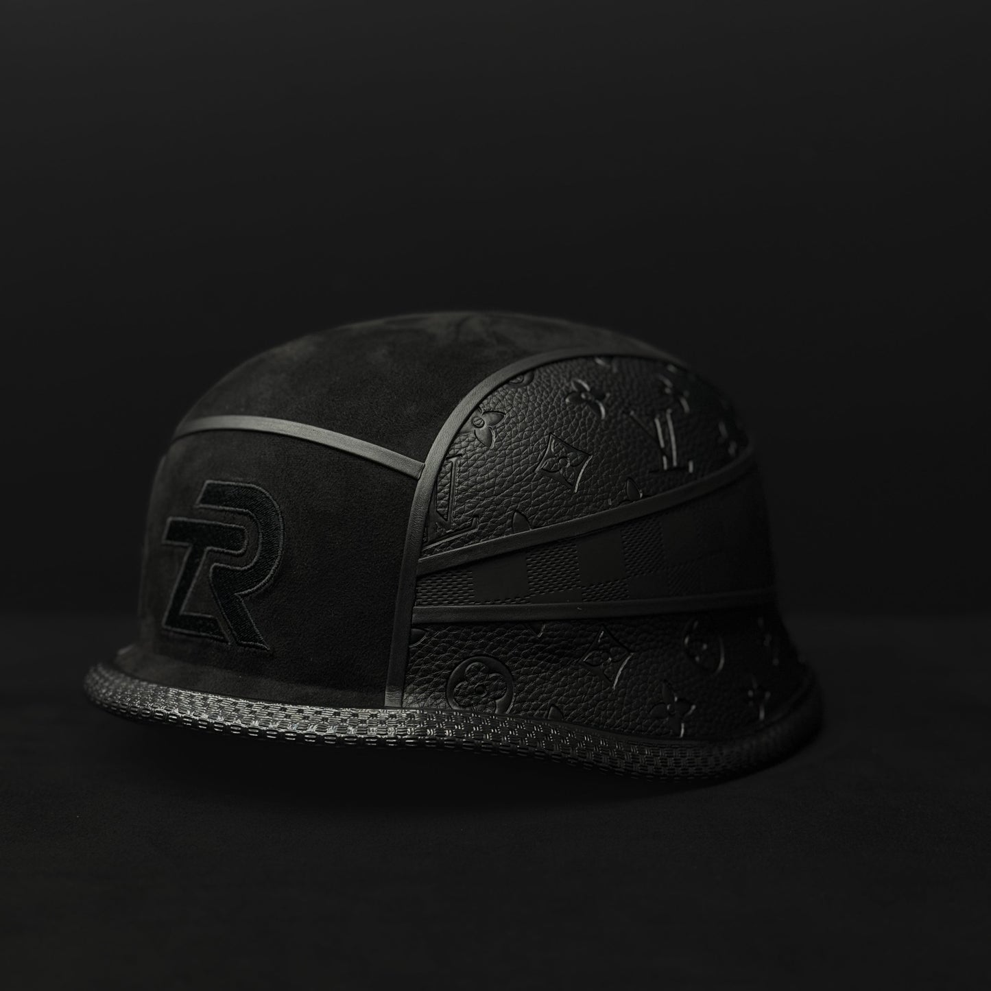 Black on Black helmet