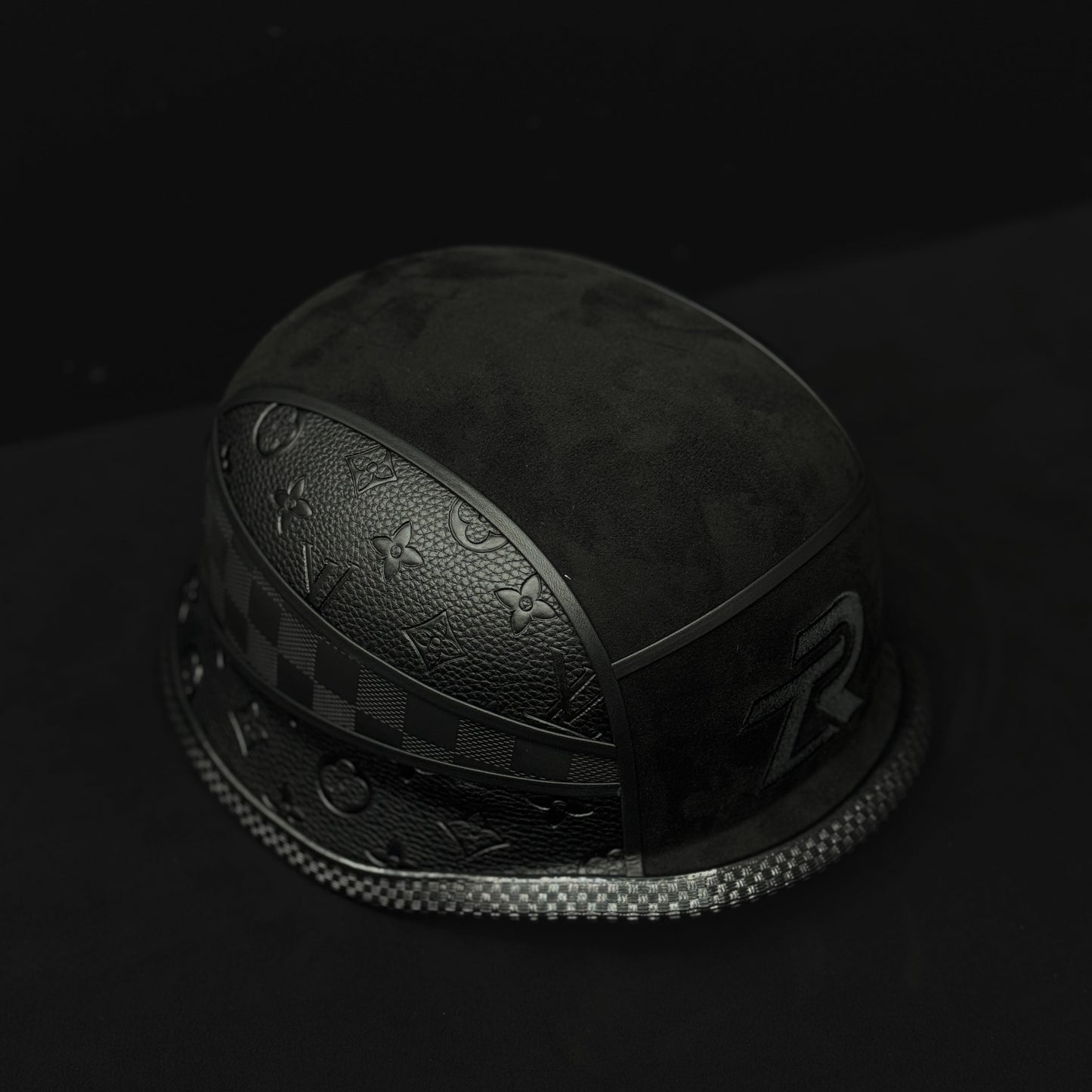 Black on Black helmet