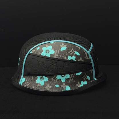 Blue/Black pre-made helmet